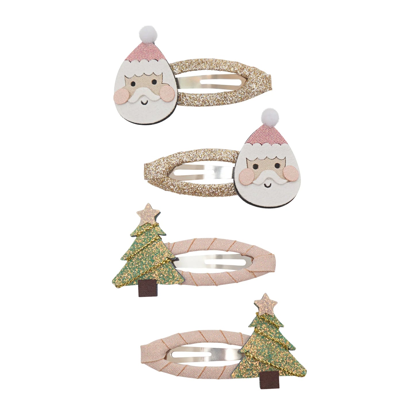Santa & Christmas Tree clips