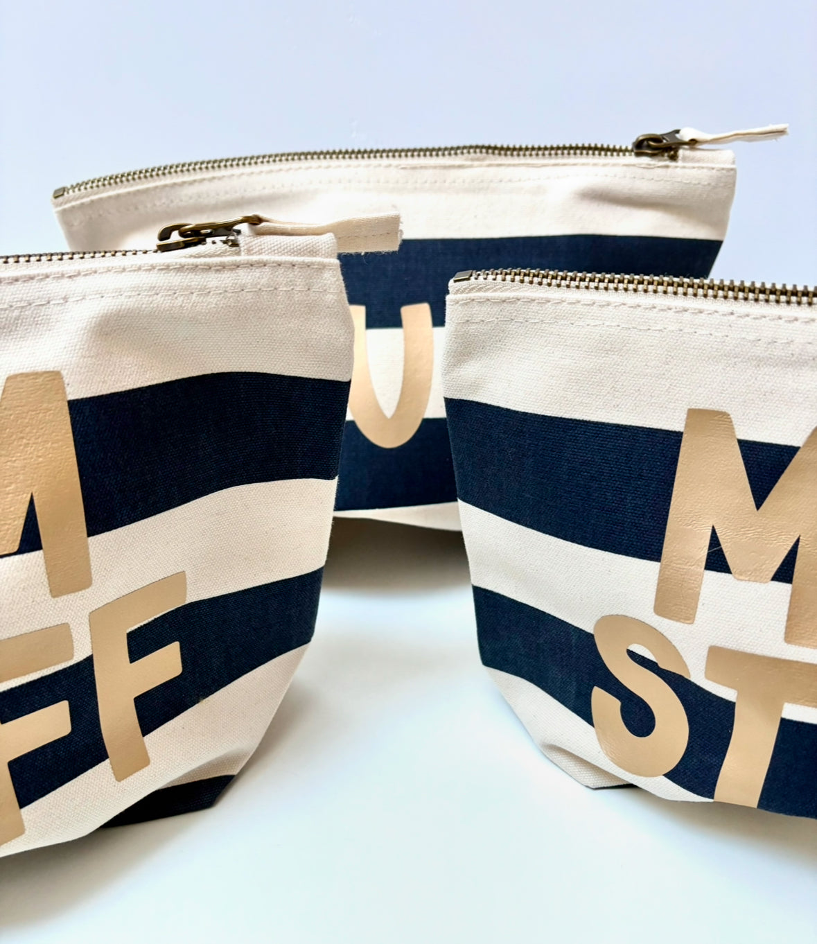 Personalised “stuff” pouches