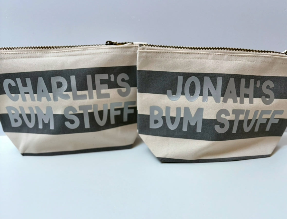 Personalised “stuff” pouches