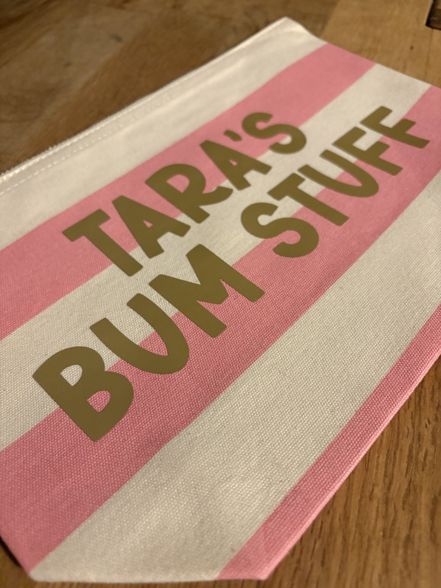 Personalised “stuff” pouches