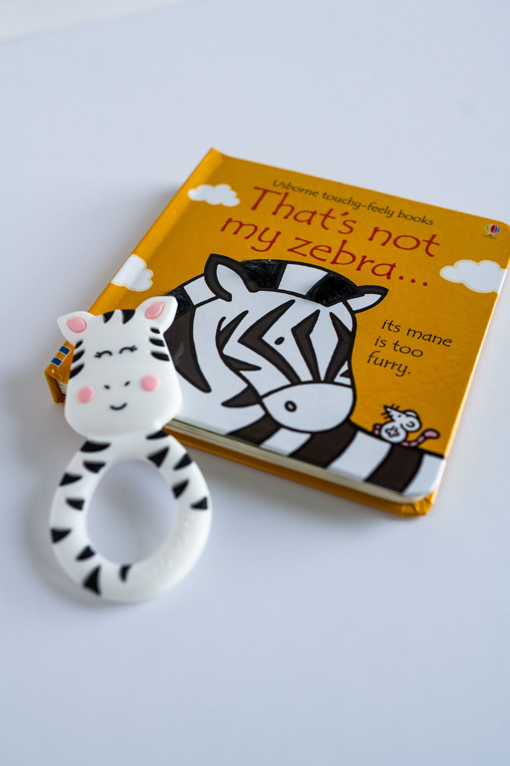 Ziggy the Zebra teether and book