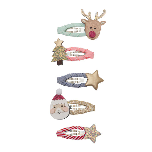 Santa & Rudolph Mini Clips