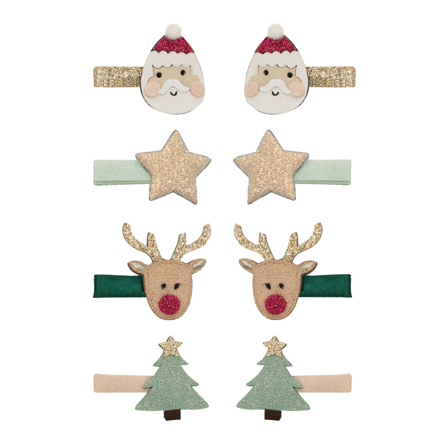 Santa mini clips