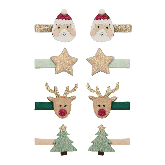Santa mini clips