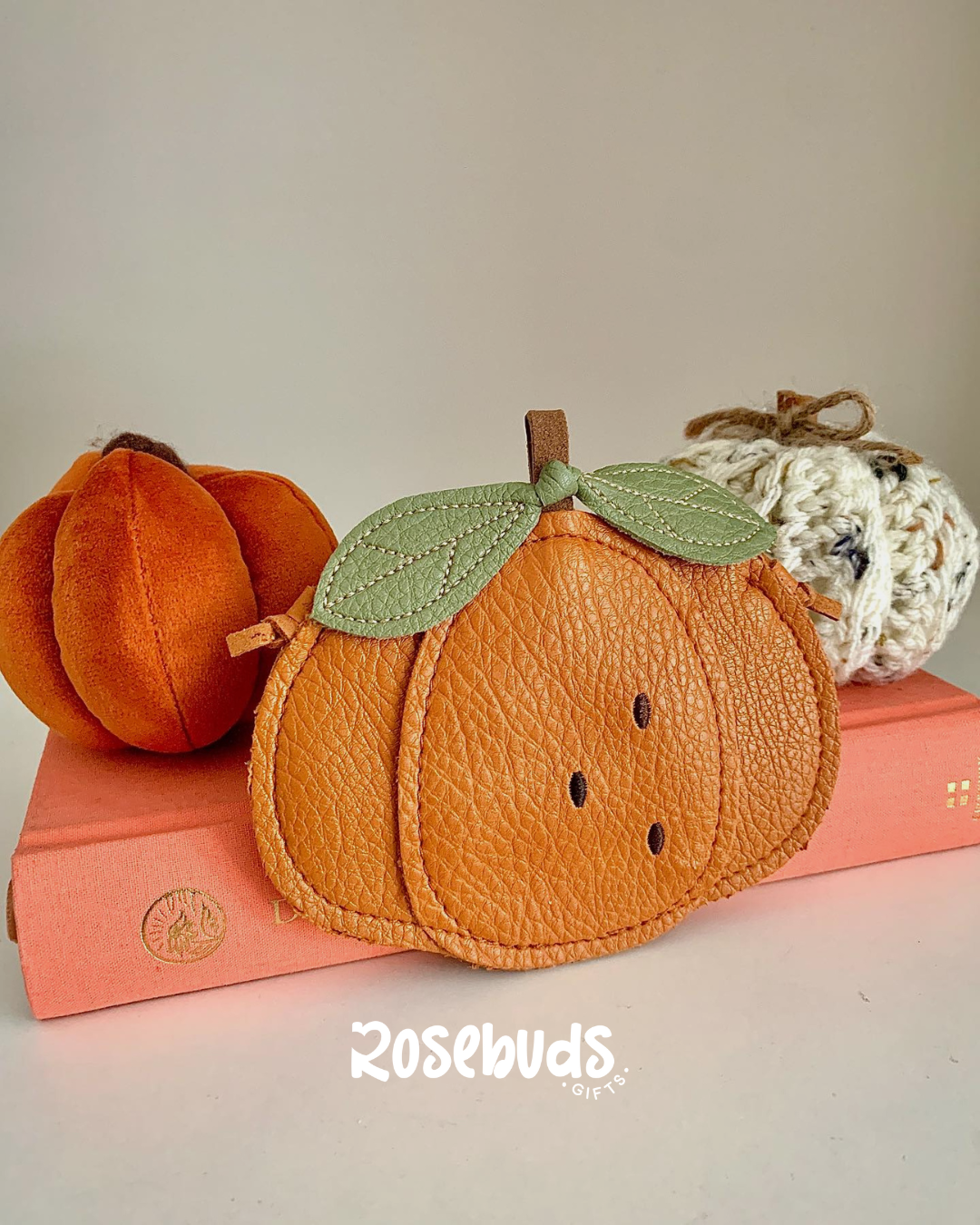 Pumpkin coin purse