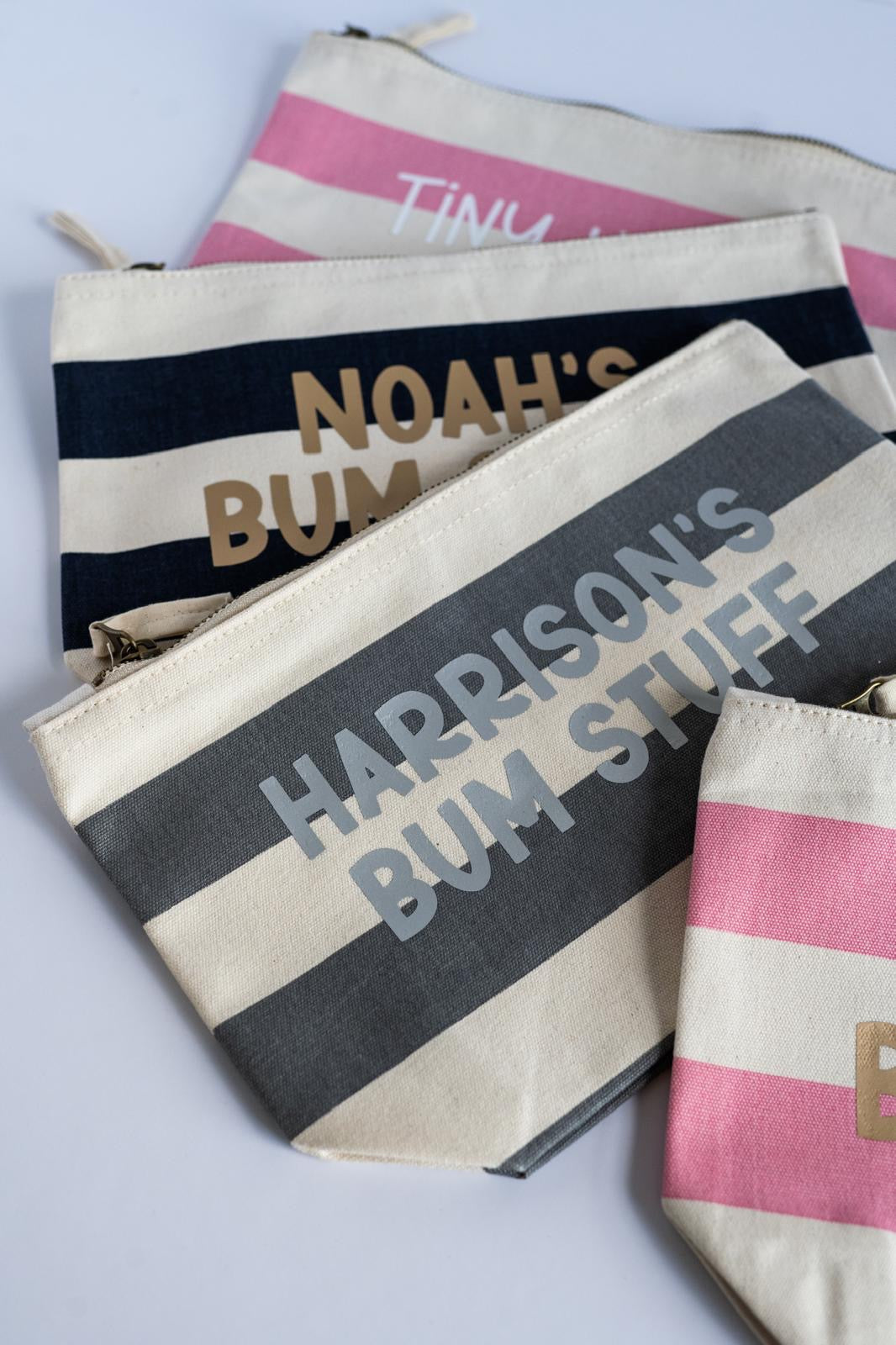 Personalised “stuff” pouches