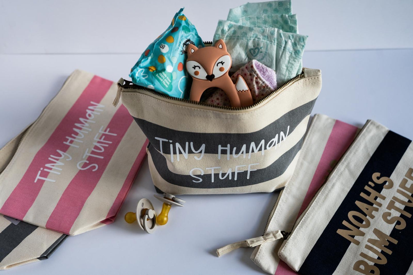 Personalised “stuff” pouches