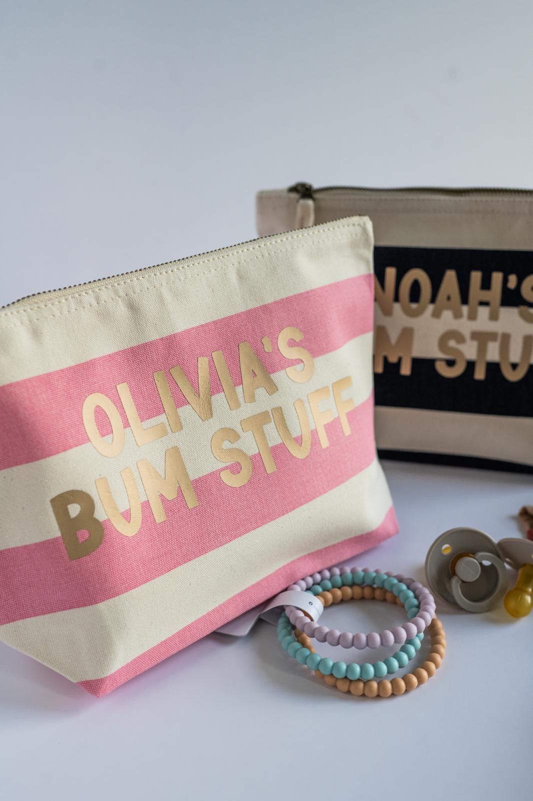 Personalised “stuff” pouches