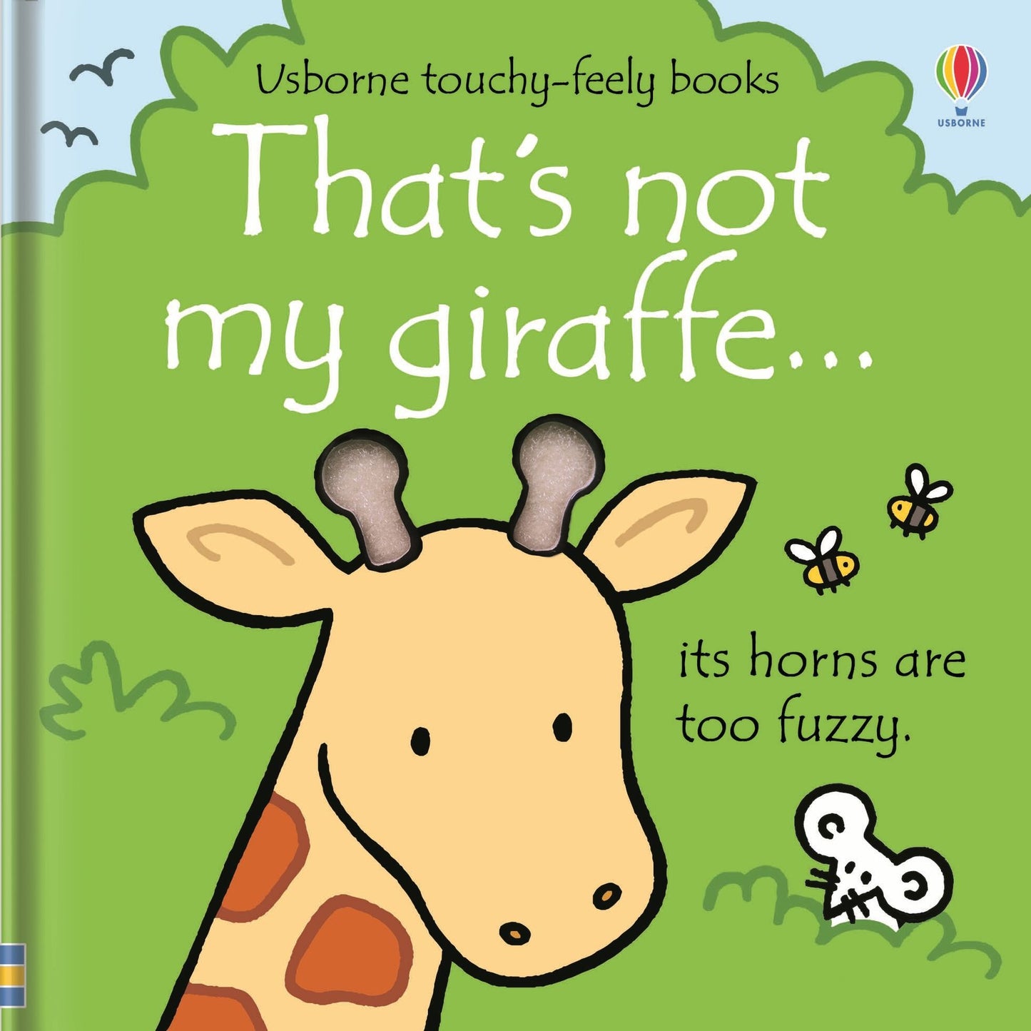 Geraldine the Giraffe teether and "That's not my" book