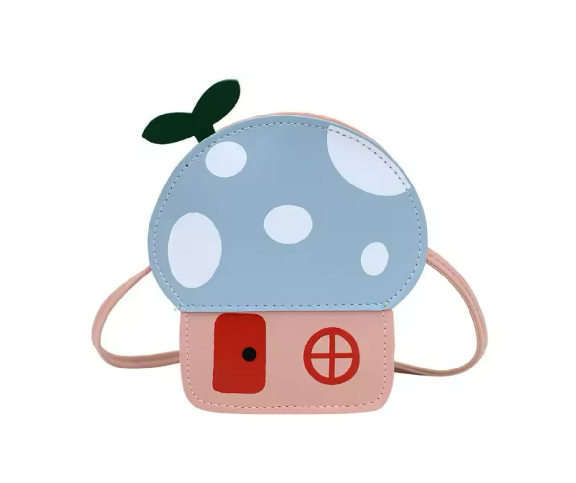 Toadstool cross body coin purse