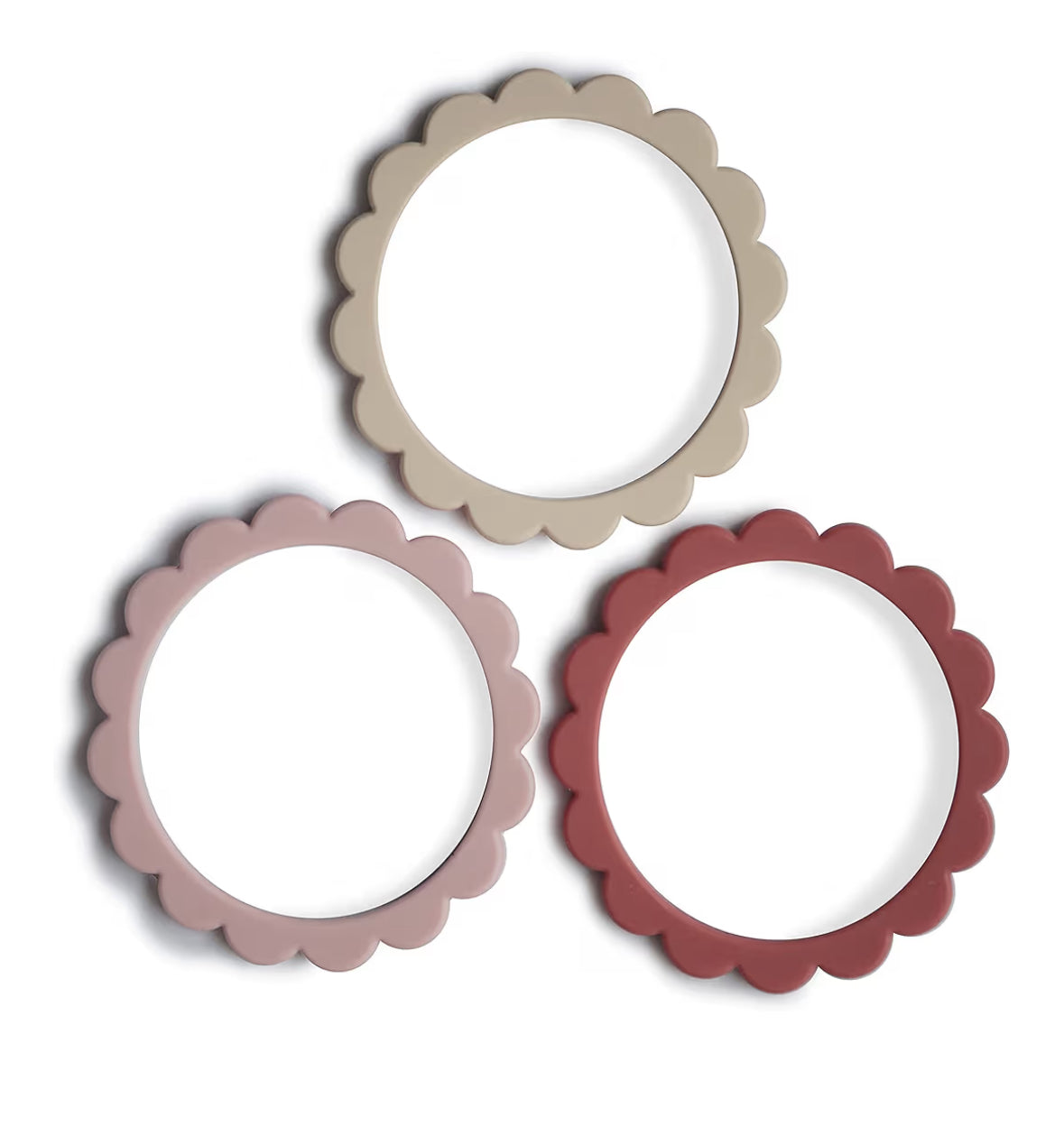 Mushie Flower Teething Bracelets