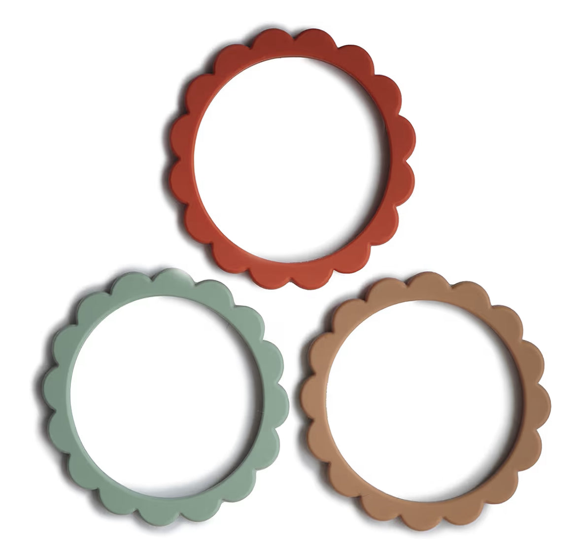 Mushie Flower Teething Bracelets