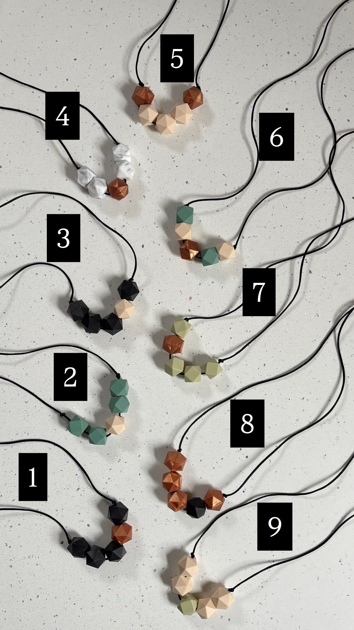 Teething necklace & teether