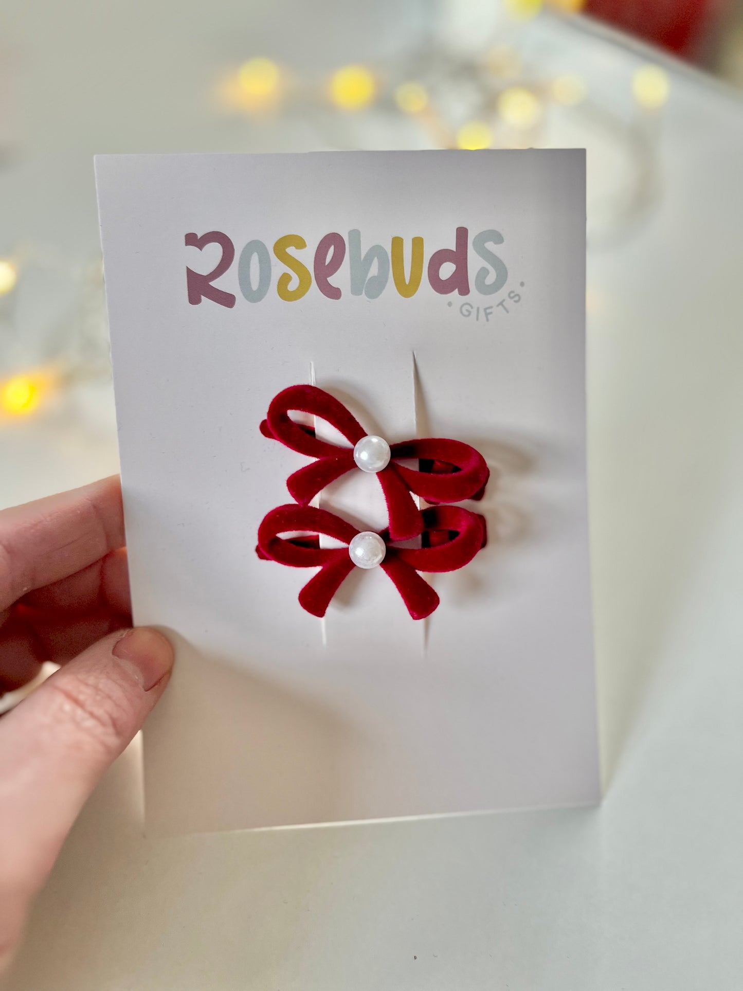 Red Bow clips