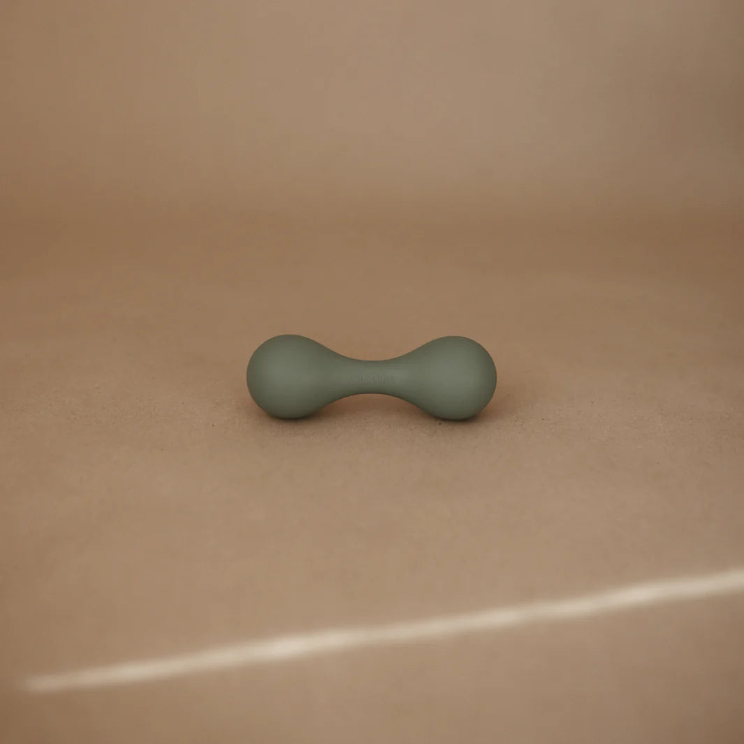 Mushie Teething Rattle Toy