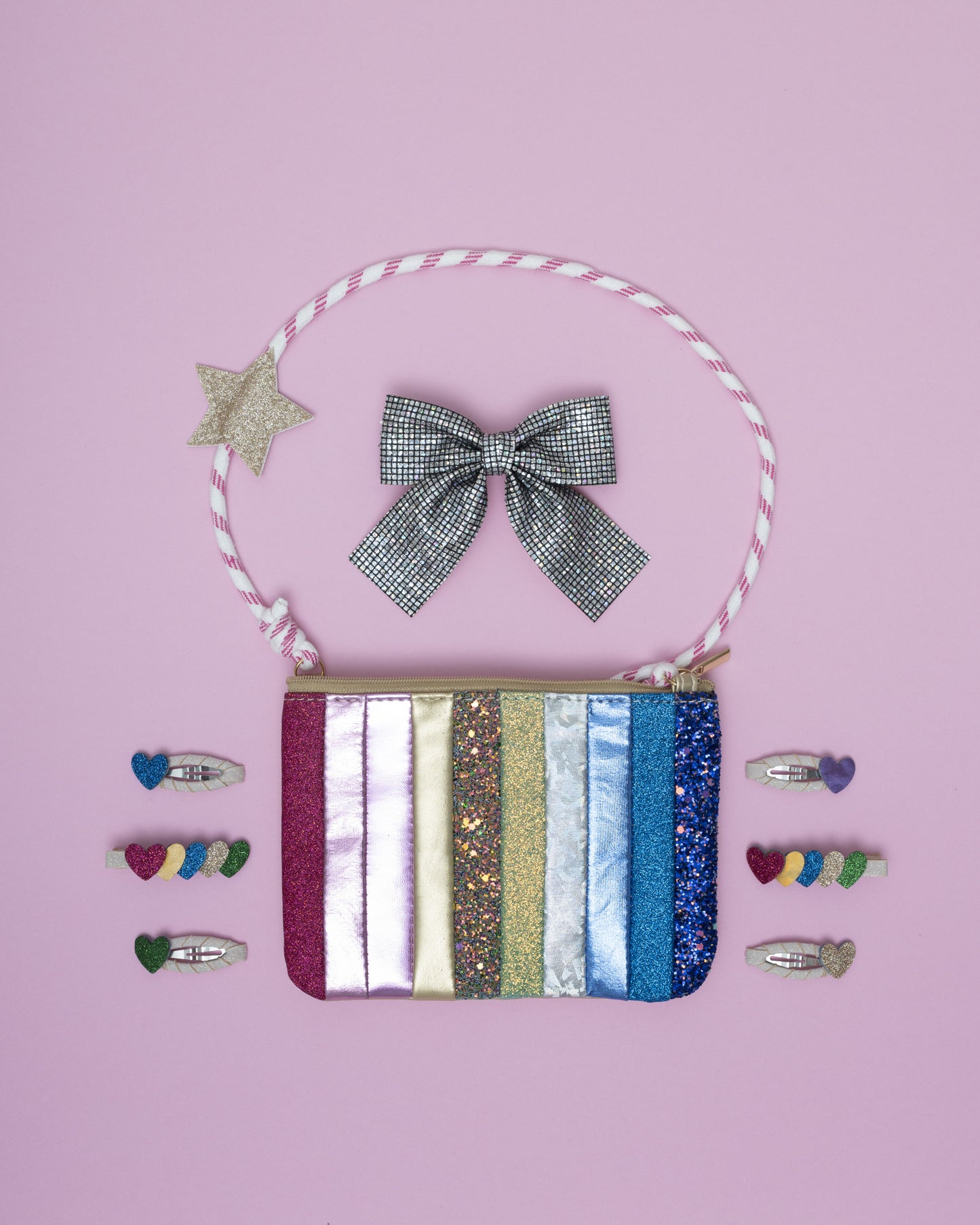 Dancing Queen striped bag