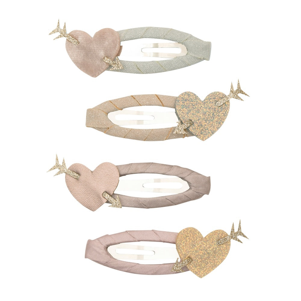 Cupid heart clips
