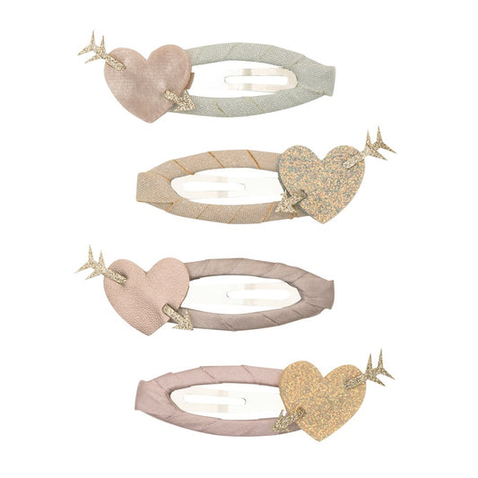 Cupid heart clips