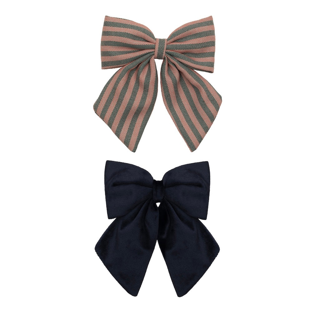Striped Bow 2 Pack